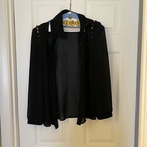 Black sheer shirt 